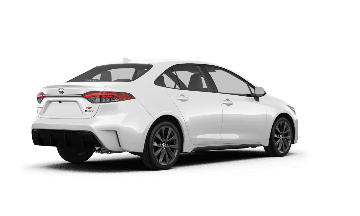 Toyota Corolla Cross Hybrid  - Back view Toyota Corolla Cross Hybrid  - Back view